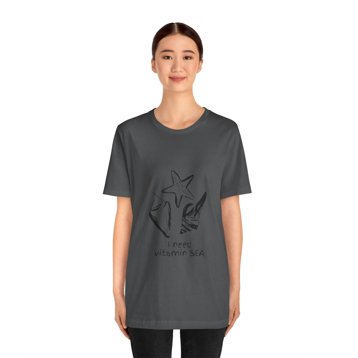 I Need Vitamin Sea T-Shirt – Cute Ocean Graphic Tee for Women & Beach Lovers