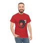 Ink Brush Vinyl Record T-Shirt – Minimalist Music Graphic Tee for Men & Music Lovers