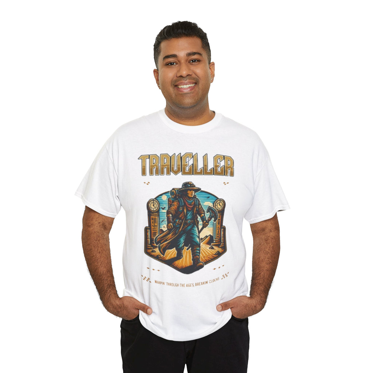 Traveller Graphic T-Shirt – Cool Adventure Explorer Tee for Men
