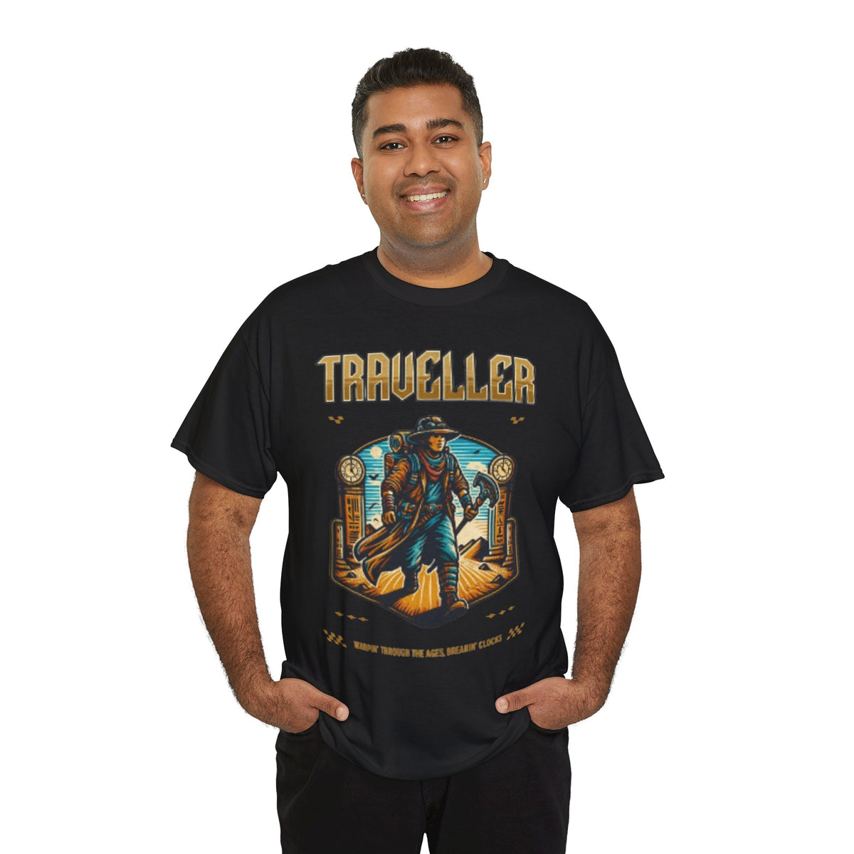 Traveller Graphic T-Shirt – Cool Adventure Explorer Tee for Men