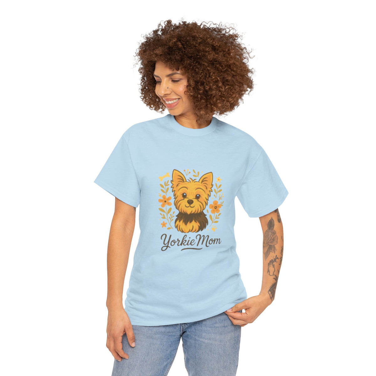 Yorkie Mom T-Shirt – Cute Yorkshire Terrier Tee for Women & Dog Moms