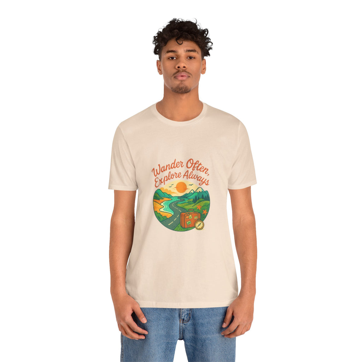 Wander Often Explore Always T-Shirt – Nature Adventure Graphic Tee for Men & Travel Lovers