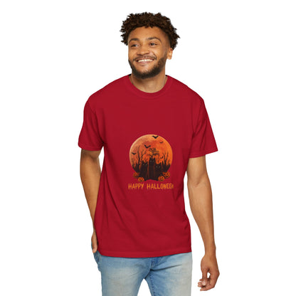 Happy Halloween Graphic T-Shirt - Spooky Season Tee For Men & Women