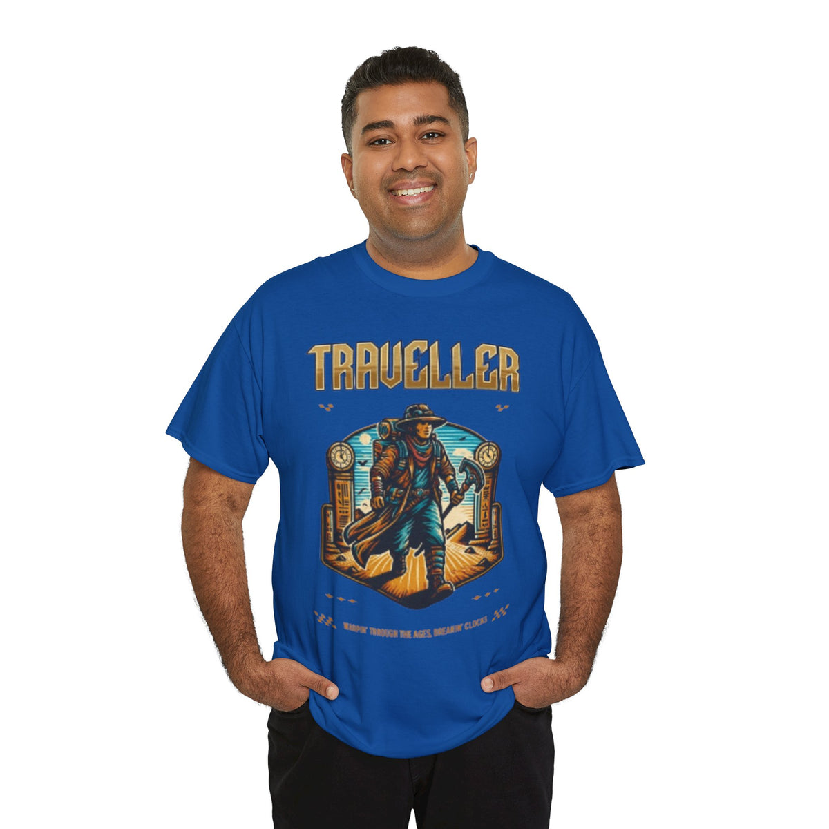 Traveller Graphic T-Shirt – Cool Adventure Explorer Tee for Men