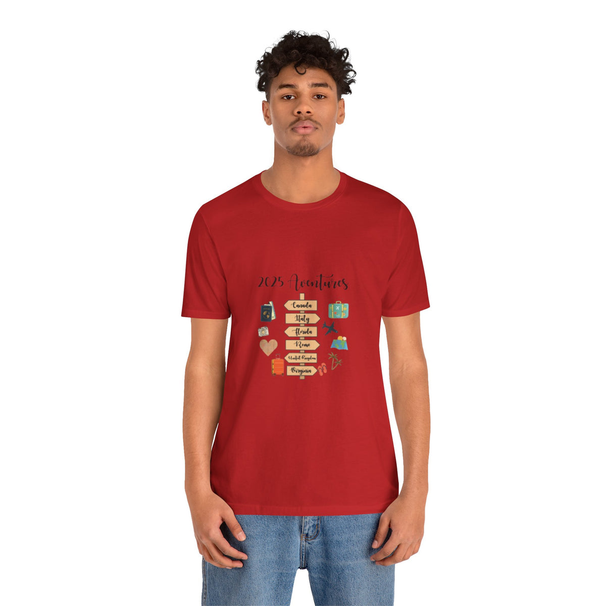 2025 Vacations T-Shirt – Cute Travel Bucket List Graphic Tee for Men & Travel Lovers