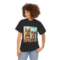 Cute Cartoon Dogs T-Shirt – Adorable Pet Graphic Tee for Women & Dog Lovers