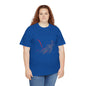 Minimalist Guitar Line Art T-Shirt – Elegant Music Graphic Tee for Women & Music Lovers