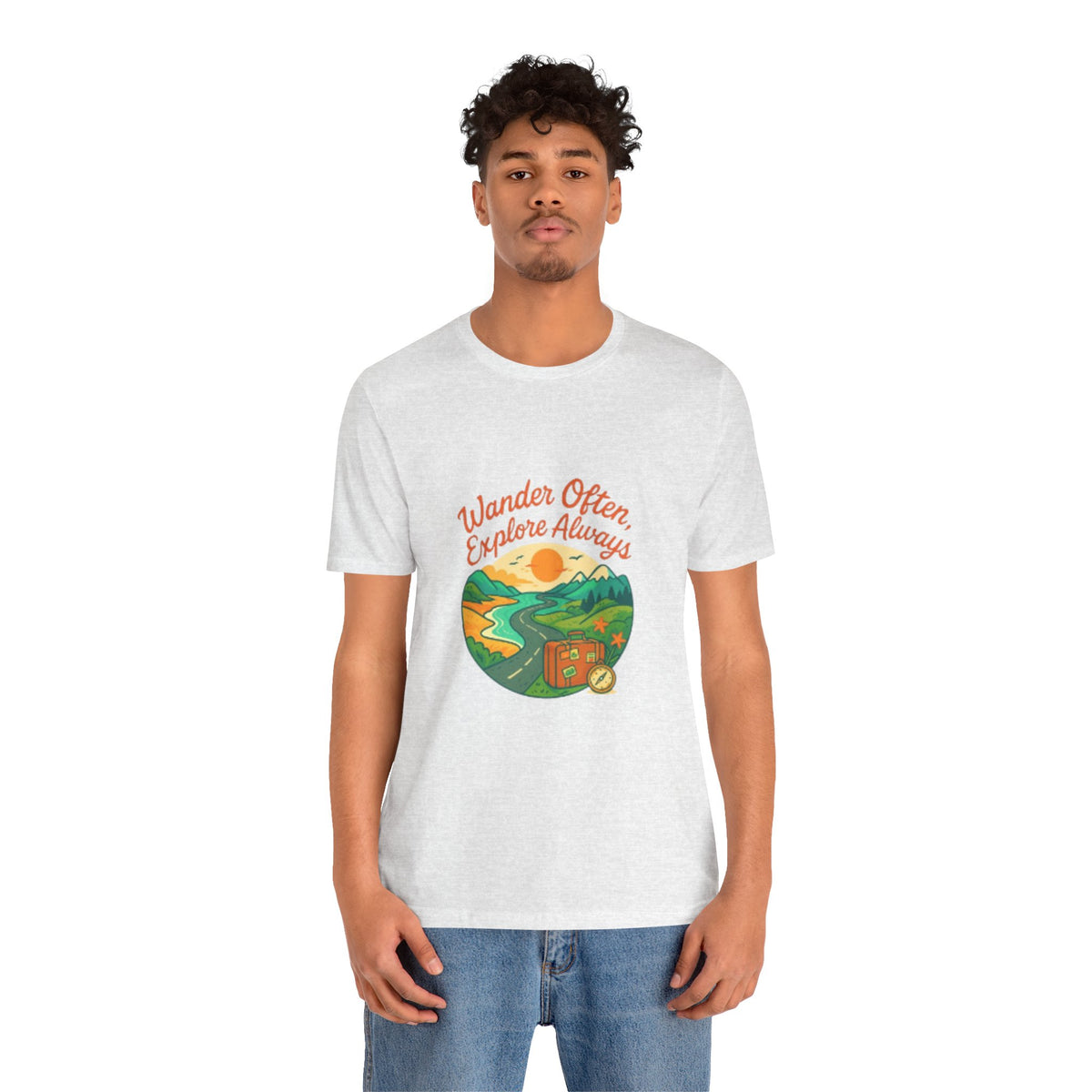 Wander Often Explore Always T-Shirt – Nature Adventure Graphic Tee for Men & Travel Lovers