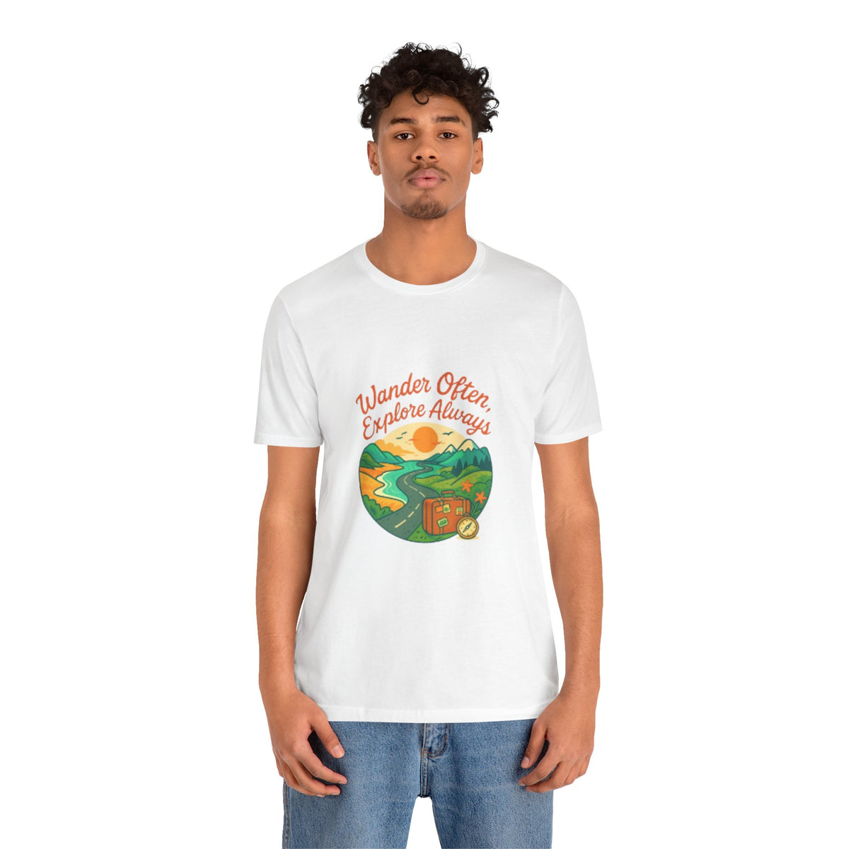 Wander Often Explore Always T-Shirt – Nature Adventure Graphic Tee for Men & Travel Lovers