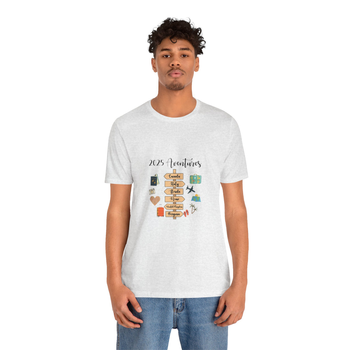 2025 Vacations T-Shirt – Cute Travel Bucket List Graphic Tee for Men & Travel Lovers