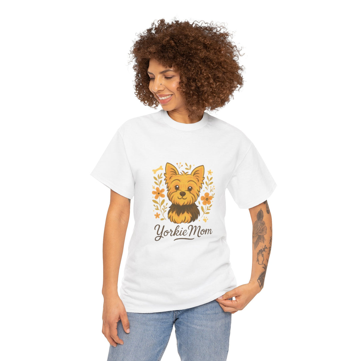 Yorkie Mom T-Shirt – Cute Yorkshire Terrier Tee for Women & Dog Moms