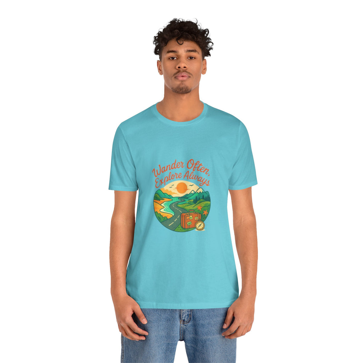 Wander Often Explore Always T-Shirt – Nature Adventure Graphic Tee for Men & Travel Lovers