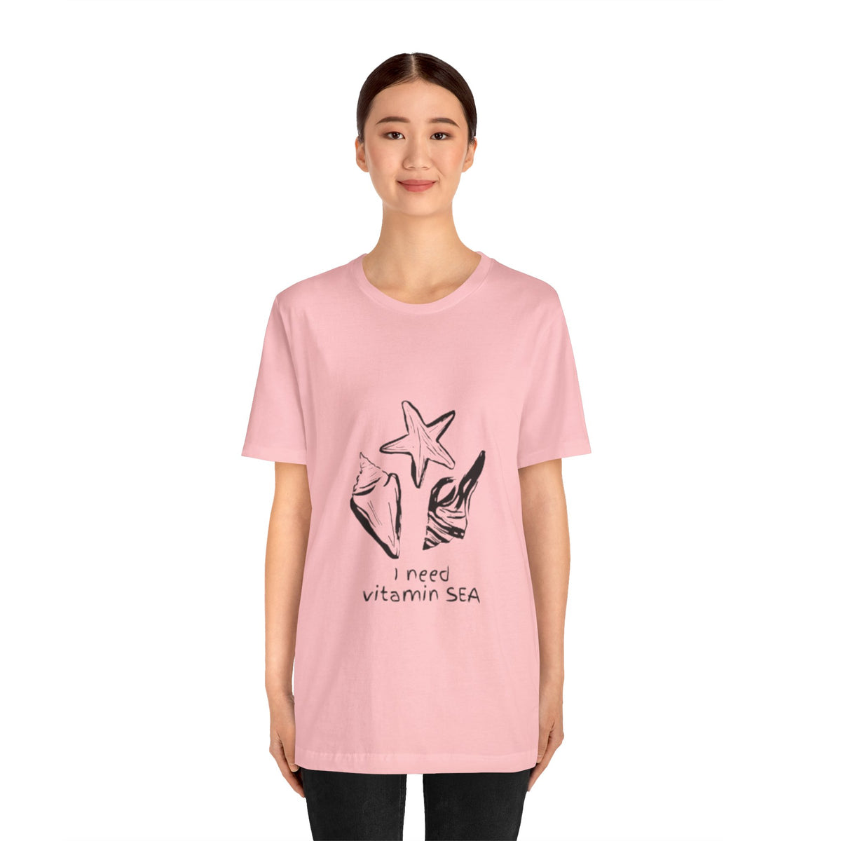 I Need Vitamin Sea T-Shirt – Cute Ocean Graphic Tee for Women & Beach Lovers