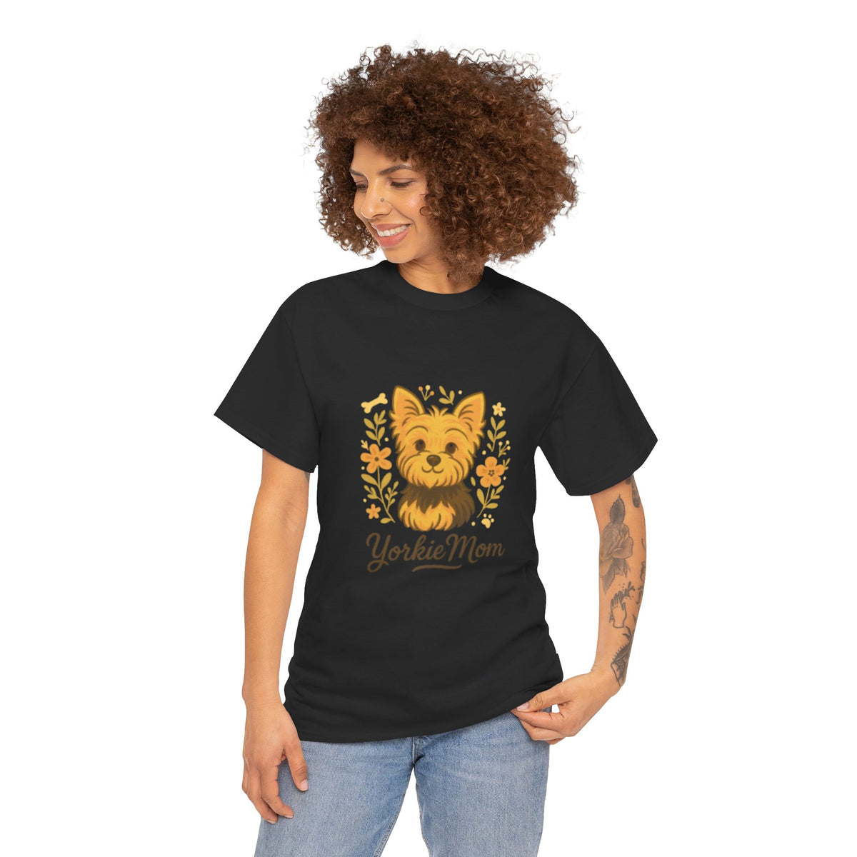 Yorkie Mom T-Shirt – Cute Yorkshire Terrier Tee for Women & Dog Moms