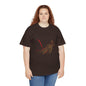 Minimalist Guitar Line Art T-Shirt – Elegant Music Graphic Tee for Women & Music Lovers