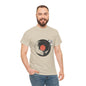 Ink Brush Vinyl Record T-Shirt – Minimalist Music Graphic Tee for Men & Music Lovers