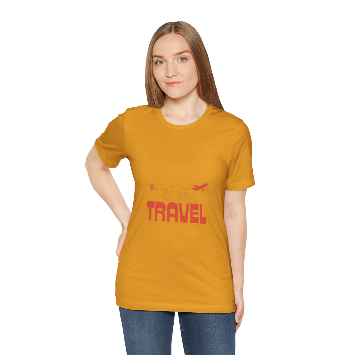 Travel Map Airplane T-Shirt – Cute Wanderlust Graphic Tee for Women & Travel Lovers