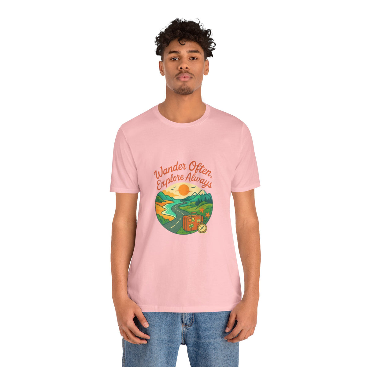 Wander Often Explore Always T-Shirt – Nature Adventure Graphic Tee for Men & Travel Lovers